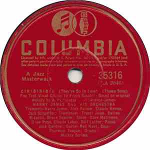Harry James And His Orchestra - Ciribiribin (They're So In Love) / Avalon