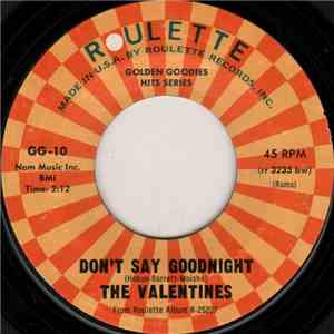 The Valentines / The Downbeats , Jimmy Wright & His Orch. - Don't Say Goodn ...