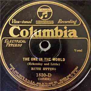 Ruth Etting - The One In The World / I'm Walkin' Around In A Dream