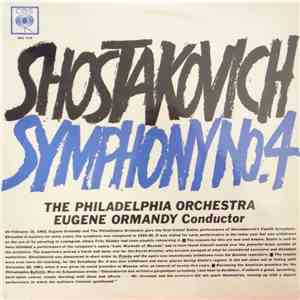 Shostakovich - The Philadelphia Orchestra / Eugene Ormandy - Symphony No. 4