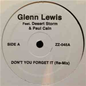 Glenn Lewis - Don't You Forget It / Special Delivery