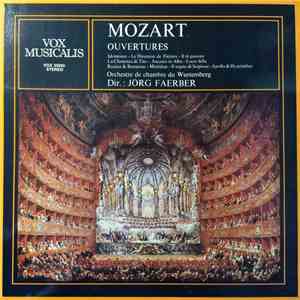 Mozart, Orchestre De Chambre Du Wurtemberg, Jörg Faerber - Ouvertures