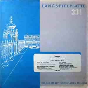 Johann Sebastian Bach, Palestrina - Ave Regina / Et Incarnatus Est / Toccat ...
