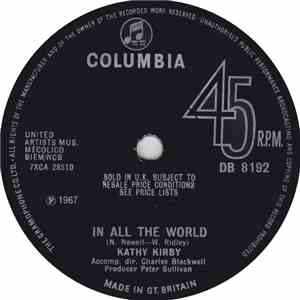 Kathy Kirby - In All The World