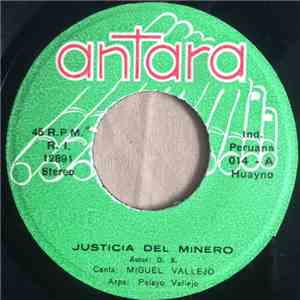 Miguel Vallejo Y Pelayo Vallejo - Justicia Del Minero / Paloma Herida
