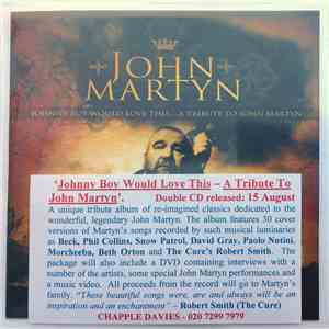 Various - Johnny Boy Would Love This... A Tribute To John Martyn