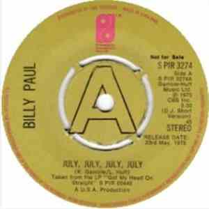 Billy Paul - July, July, July, July