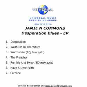 Jamie N Commons - Desperation Blues EP