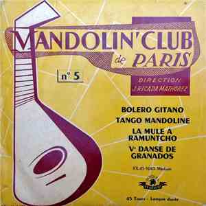 Mandolin'Club De Paris , Direction: J. Ricada Mathorez - N° 5