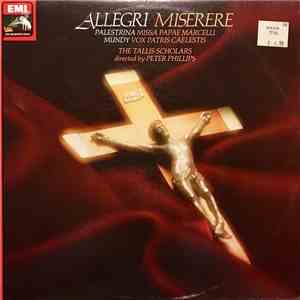 Allegri / Mundy / Palestrina — The Tallis Scholars Directed By Peter Philli ...