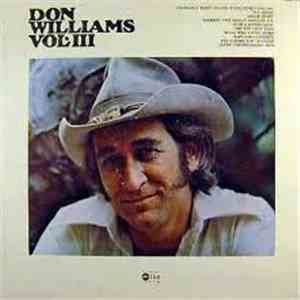 Don Williams  - Vol. III