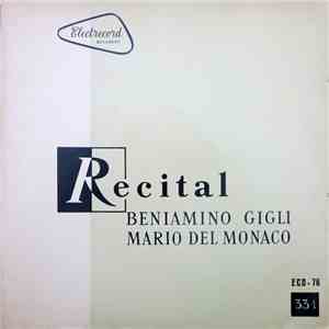 Beniamino Gigli / Mario del Monaco - Recital De Canțonete / Arii Din Opere