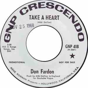 Don Fardon - Take A Heart