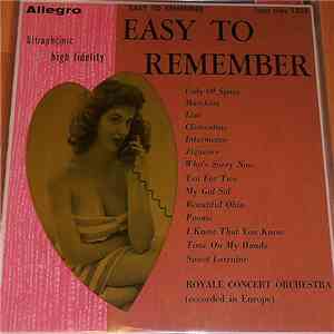 The Royale Dance Orchestra - Easy To Remember