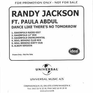 Randy Jackson Ft. Paula Abdul - Dance Like There's No Tomorrow