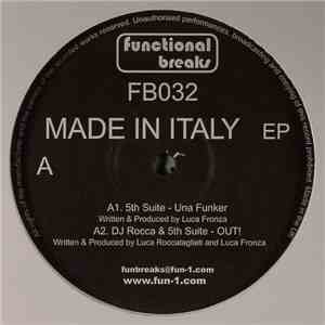 DJ Rocca & Fifth Suite - Made In Italy EP
