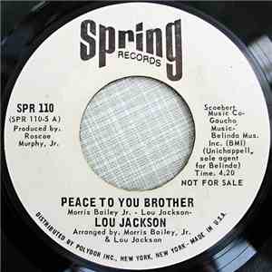 Lou Jackson  - Peace To You Brother