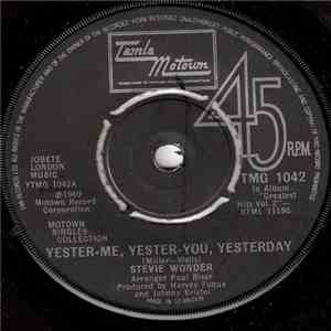 Stevie Wonder - Yester-Me, Yester-You, Yesterday / Uptight (Everything's Al ...
