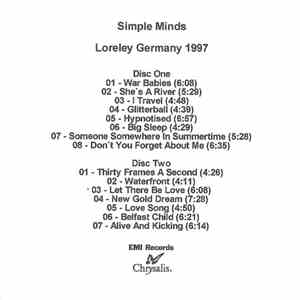 Simple Minds - Loreley Germany 1997