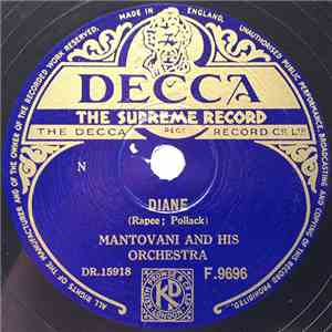 Mantovani And His Orchestra - Diane / Charmaine