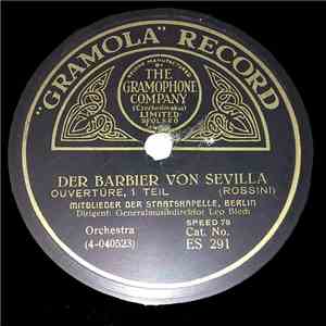 Mitglieder Der Staatskapelle, Berlin - Der Barbier Von Sevillia