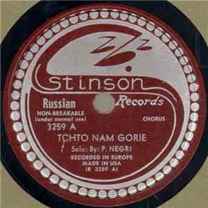P. Negri - Tchto Nam Gorie / W Tchas Toski