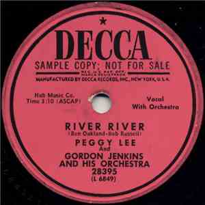 Peggy Lee And Gordon Jenkins And His Orchestra - River River / Sans Souci