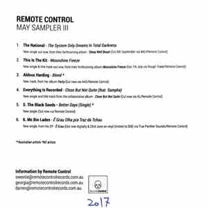 Various - Remote Control May Sampler III [2017]