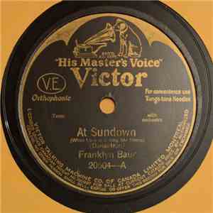 Franklyn Baur - At Sundown / I'll Take Care Of Your Cares