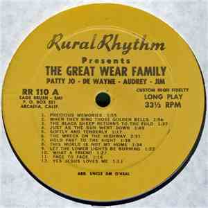 The Wear Family - Rural Rhythm Presents The Great Wear Family