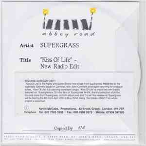 Supergrass - Kiss Of Life