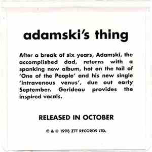 Adamski's Thing - Adamski's Thing