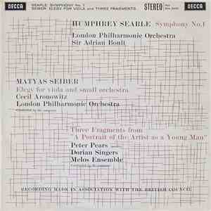 Humphrey Searle, Matyas Seiber - Symphony No. 1 / Elegy For Viola And Small ...