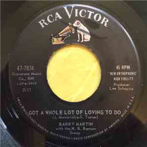 Barry Martin  With The H.B. Barnum Group - Got A Whole Lot Of Loving To Do  ...