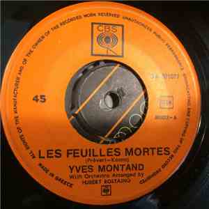 Yves Montand - Les Feuilles Mortes / A Paris