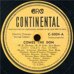 Cozy Cole's All Stars - Comes The Don / Memories Of You
