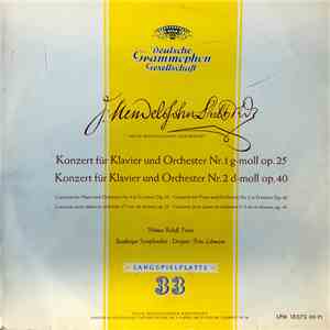 Felix Mendelssohn-Bartholdy - Konzerte Für Klavier Und Orchester Nr. 1 G-Mo ...