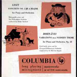 Liszt, Dohnányi - Piano Concerto No. 2 In A Major /  Variations On A Nurser ...