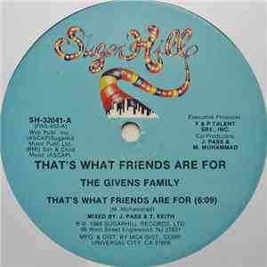 The Givens Family - That's What Friends Are For