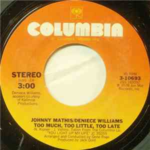 Johnny Mathis & Deniece Williams - Too Much, Too Little, Too Late