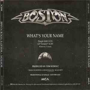 Boston - What's Your Name