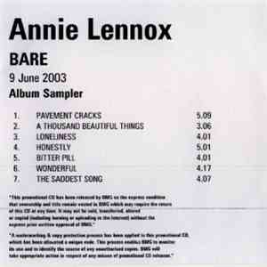 Annie Lennox - Bare (Album Sampler)