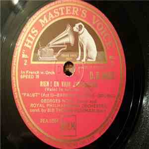 Royal Philarmonic Orchestra Cond. By Sir Thomas Beecham, Bart. - Faust