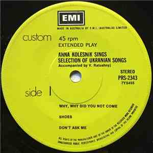 Anna Kolesnik - Anna Kolesnik Sings Selection Of Ukranian Songs