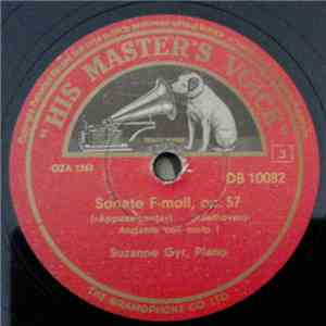 Suzanne Gyr - Sonate F-moll, op.57