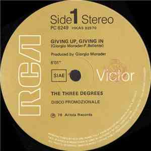 The Three Degrees - Giving Up, Giving In