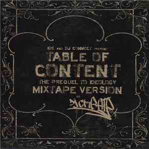Ide & DJ Connect - Table Of Content Mixtape