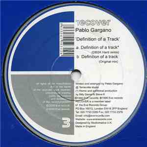 Pablo Gargano - Definition Of A Track