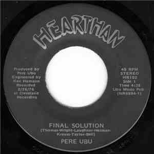 Pere Ubu - Final Solution