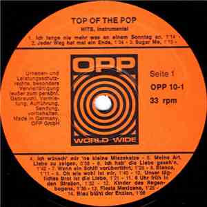 Unknown Artist - Top Of The Pop (Hits, Instrumental)
